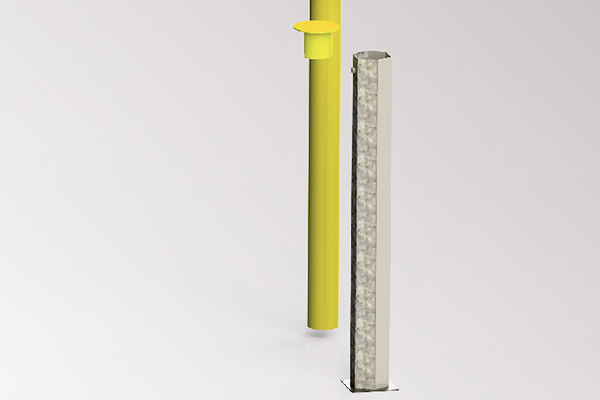 Scoremaster Permanent Rugby Goalposts